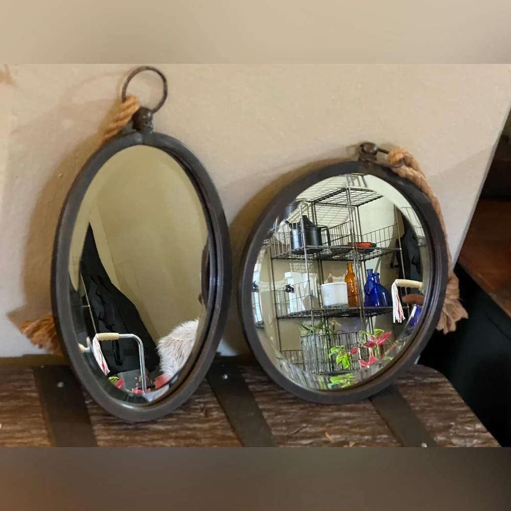 WALL HANGING MIRRORS SET
